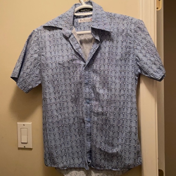 Authentic Beatles material Ben Sherman retro shirt - Picture 1 of 5